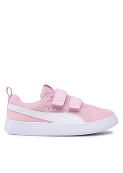 Puma Sneakersy Courtflex v2 Mesh V Ps 371758 08 Różowy ze sklepu MODIVO w kategorii Trampki dziecięce - zdjęcie 171256205