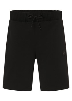 BOSS Szorty - Lamson Mężczyźni Bawełna czarny jednolity ze sklepu vangraaf w kategorii Spodenki męskie - zdjęcie 171256708