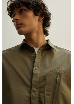 H & M - Koszula z odpinanymi rękawami DryMove - Zielony ze sklepu H&M w kategorii Koszule męskie - zdjęcie 171257016