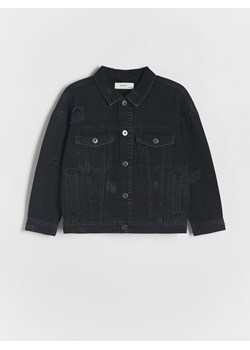 Reserved - Jeansowa katana oversize - czarny ze sklepu Reserved w kategorii Kurtki chłopięce - zdjęcie 171257688