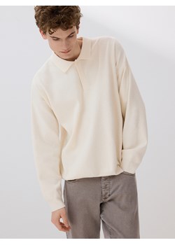 Reserved - Sweter polo - złamana biel ze sklepu Reserved w kategorii Swetry męskie - zdjęcie 171257768