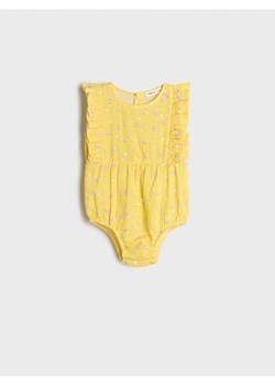 Sinsay - Body muślinowe - żółty ze sklepu Sinsay w kategorii Odzież dla niemowląt - zdjęcie 171258156