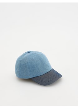 Reserved - Denimowa czapka z daszkiem - jasnoniebieski ze sklepu Reserved w kategorii Czapki dziecięce - zdjęcie 171259645