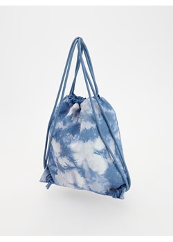 Reserved - Plecak worek tie dye - jasnoniebieski ze sklepu Reserved w kategorii Plecaki dla dzieci - zdjęcie 171259845