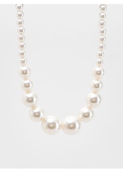 Reserved - Naszyjnik z perłowymi koralikami - biały ze sklepu Reserved w kategorii Naszyjniki - zdjęcie 171259925