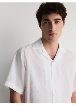 Reserved - Koszula comfort z modalem - biały ze sklepu Reserved w kategorii Koszule męskie - zdjęcie 171260068