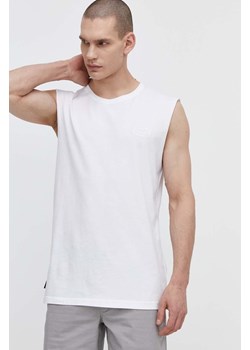Superdry t-shirt bawełniany męski kolor biały ze sklepu ANSWEAR.com w kategorii T-shirty męskie - zdjęcie 171263147