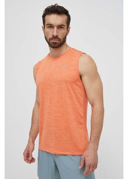 Mizuno t-shirt do biegania Impulse Core kolor pomarańczowy J2GAB011 ze sklepu ANSWEAR.com w kategorii T-shirty męskie - zdjęcie 171263157