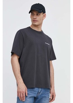 Abercrombie &amp; Fitch t-shirt bawełniany męski kolor szary z nadrukiem ze sklepu ANSWEAR.com w kategorii T-shirty męskie - zdjęcie 171263178