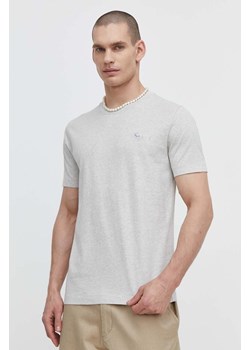 Abercrombie &amp; Fitch t-shirt bawełniany męski kolor szary melanżowy ze sklepu ANSWEAR.com w kategorii T-shirty męskie - zdjęcie 171263198