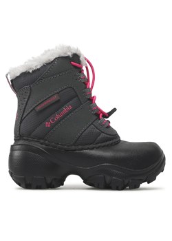 Śniegowce Columbia Childrens Rope Tow III Waterproof BC1323 Szary ze sklepu eobuwie.pl w kategorii Buty zimowe dziecięce - zdjęcie 171265227