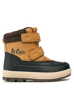 Śniegowce Lee Cooper Lcj-23-01-2059K Camel ze sklepu eobuwie.pl w kategorii Buty zimowe dziecięce - zdjęcie 171265898