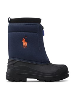 Śniegowce Polo Ralph Lauren Quilo Zip II RF103680 Navy/Orange ze sklepu eobuwie.pl w kategorii Buty zimowe dziecięce - zdjęcie 171266259