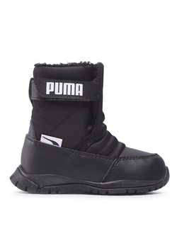 Śniegowce Puma Nieve Boot Wtr Ac Inf 380746 03 Puma Black/Puma White ze sklepu eobuwie.pl w kategorii Buty zimowe dziecięce - zdjęcie 171266709