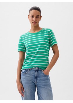 GAP Koszulka w kolorze zielono-białym ze sklepu Limango Polska w kategorii Bluzki damskie - zdjęcie 171269267