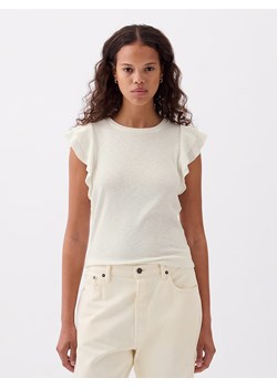 GAP Koszulka w kolorze białym ze sklepu Limango Polska w kategorii Bluzki damskie - zdjęcie 171269285