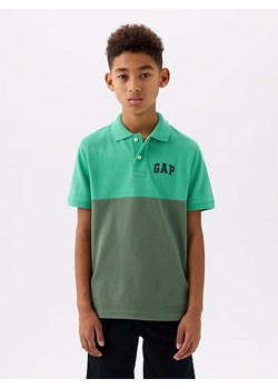 GAP Koszulka polo w kolorze zielonym ze sklepu Limango Polska w kategorii T-shirty chłopięce - zdjęcie 171269577