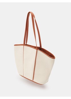 Sinsay - Torebka - kremowy ze sklepu Sinsay w kategorii Torby Shopper bag - zdjęcie 171270229