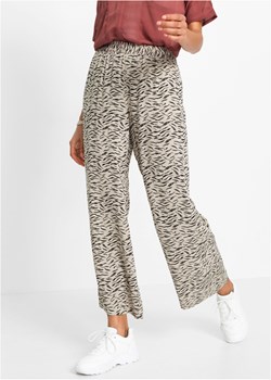 Spodnie z szerokimi nogawkami ze sklepu bonprix w kategorii Spodnie damskie - zdjęcie 171270965