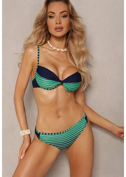 Zielone Bikini Dwuczęściowe w Paski Biustonosz i Figi Wialisa ze sklepu Renee odzież w kategorii Stroje kąpielowe - zdjęcie 171271768