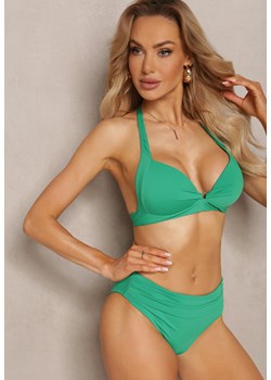 Zielone Bikini Majtki Typu Figi i Biustonosz z Usztywnianymi Miseczkami Pilalana ze sklepu Renee odzież w kategorii Stroje kąpielowe - zdjęcie 171271985