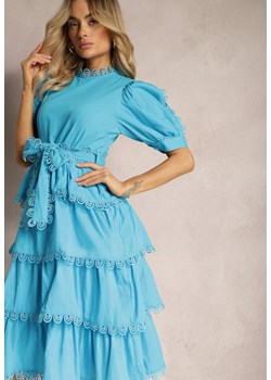 Niebieska Sukienka Klymime ze sklepu Renee odzież w kategorii Sukienki - zdjęcie 171272118