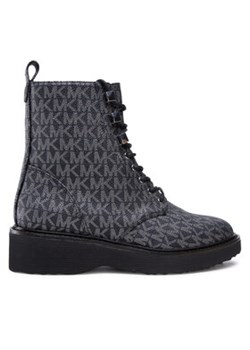 MICHAEL Michael Kors Trapery Haskell Bootie 40F2HSFE5B Czarny ze sklepu MODIVO w kategorii Workery damskie - zdjęcie 171274228