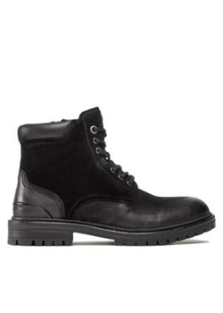 Pepe Jeans Kozaki Ned Boot Antic Warm PMS50222 Czarny ze sklepu MODIVO w kategorii Buty zimowe męskie - zdjęcie 171274528