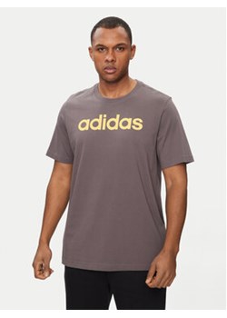 adidas T-Shirt Essentials IS1343 Brązowy Regular Fit ze sklepu MODIVO w kategorii T-shirty męskie - zdjęcie 171274839