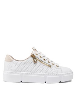 Rieker Sneakersy N5932-80 Biały ze sklepu MODIVO w kategorii Buty sportowe damskie - zdjęcie 171274845