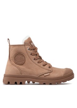 Palladium Trapery Pampa Hi Zip Wl 95982-254-M Brązowy ze sklepu MODIVO w kategorii Workery damskie - zdjęcie 171275486