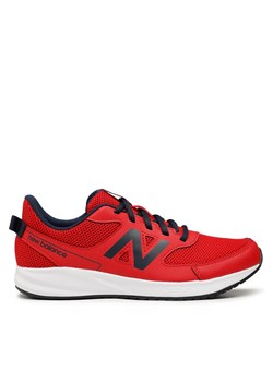 Sneakersy New Balance YK570RN3 Czerwony ze sklepu eobuwie.pl w kategorii Buty sportowe dziecięce - zdjęcie 171276899