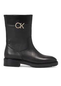 Calvin Klein Botki Rubber Sole Ankle Boot W/Hw HW0HW01703 Czarny ze sklepu MODIVO w kategorii Botki - zdjęcie 171277965