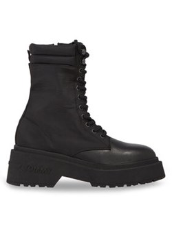 Tommy Jeans Botki Tjw Lace Up Padded Boot EN0EN02405 Czarny ze sklepu MODIVO w kategorii Workery damskie - zdjęcie 171278398