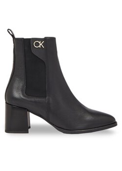 Calvin Klein Botki Almond Chelsea Boot W/Hw 55 HW0HW01814 Czarny ze sklepu MODIVO w kategorii Botki - zdjęcie 171278487