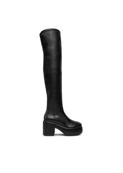 Bronx Muszkieterki High Knee Boots 14295-A Czarny ze sklepu MODIVO w kategorii Kozaki damskie - zdjęcie 171279375