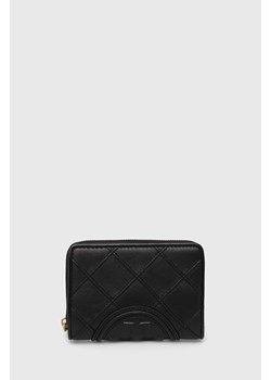 Tory Burch portfel skórzany damski kolor czarny ze sklepu ANSWEAR.com w kategorii Portfele damskie - zdjęcie 171279817