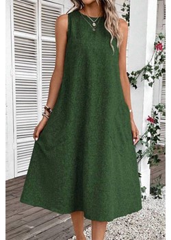 Sukienka METRILZA GREEN ze sklepu Ivet Shop w kategorii Sukienki - zdjęcie 171280905