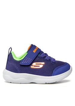 Sneakersy Skechers Mini Wanderer 407300N/NVLM Granatowy ze sklepu eobuwie.pl w kategorii Buty sportowe dziecięce - zdjęcie 171281249