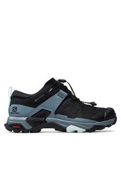 Sneakersy Salomon X Ultra 4 Gtx W GORE-TEX 412896 23 V0 Black/Stormy Weather/Opal Blue ze sklepu eobuwie.pl w kategorii Buty trekkingowe damskie - zdjęcie 171281465