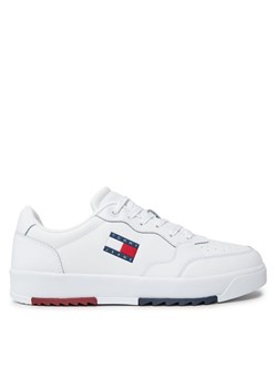 Sneakersy Tommy Jeans Retro Ess EM0EM01397 White YBS ze sklepu eobuwie.pl w kategorii Buty sportowe męskie - zdjęcie 171282288