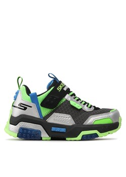 Sneakersy Skechers Brick Kicks 2.0 402219L/SLBK Silver/Black ze sklepu eobuwie.pl w kategorii Buty sportowe dziecięce - zdjęcie 171282295