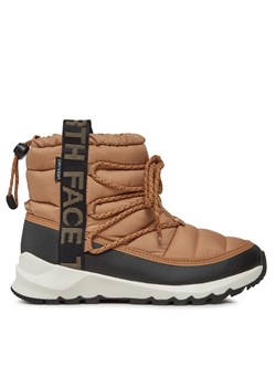 Śniegowce The North Face W Thermoball Lace Up WpNF0A5LWDKOM1 Brązowy ze sklepu eobuwie.pl w kategorii Śniegowce damskie - zdjęcie 171282687