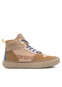 Sneakersy Sprandi Freestyle MSK-23087C Brown ze sklepu eobuwie.pl w kategorii Trampki męskie - zdjęcie 171284637