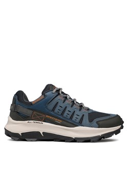 Trekkingi Skechers Solix 237501/NVOR Granatowy ze sklepu eobuwie.pl w kategorii Buty trekkingowe męskie - zdjęcie 171285435