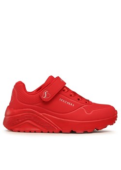 Sneakersy Skechers Uno Lite 310451L/RED Czerwony ze sklepu eobuwie.pl w kategorii Buty sportowe dziecięce - zdjęcie 171285577