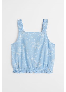 H & M - Krótki top bez rękawów - Niebieski ze sklepu H&M w kategorii Bluzki dziewczęce - zdjęcie 171286069
