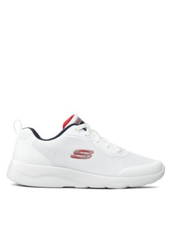 Skechers Sneakersy Full Pace 232293/WNVR Biały ze sklepu MODIVO w kategorii Buty sportowe męskie - zdjęcie 171289986