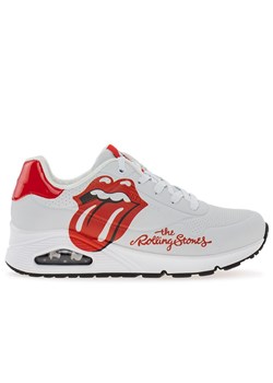 Buty Skechers Uno Rolling Stones Single 177965WRD - białe ze sklepu streetstyle24.pl w kategorii Buty sportowe damskie - zdjęcie 171295579