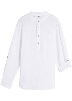 Koszula chłopięca muślinowa, długi rękaw ze sklepu bonprix w kategorii Koszule chłopięce - zdjęcie 171296929